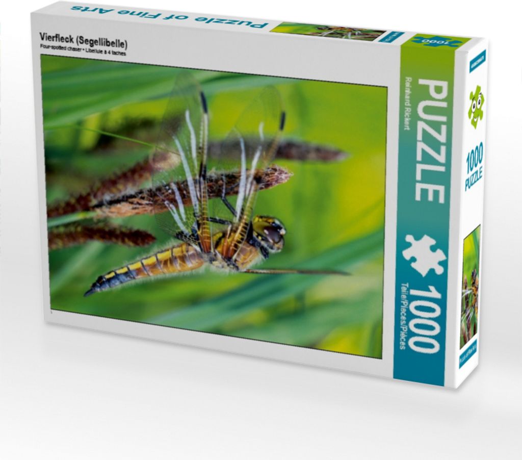 Calvendo Vierfleck (Segellibelle) 1000 Teile Puzzle hoch 480x640mm, Rickert Reinhard; 7347758