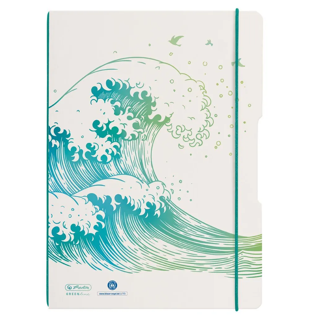 Herlitz My.Book Flex A4 GREENline Wave: Il Notebook Eco per l'Uni