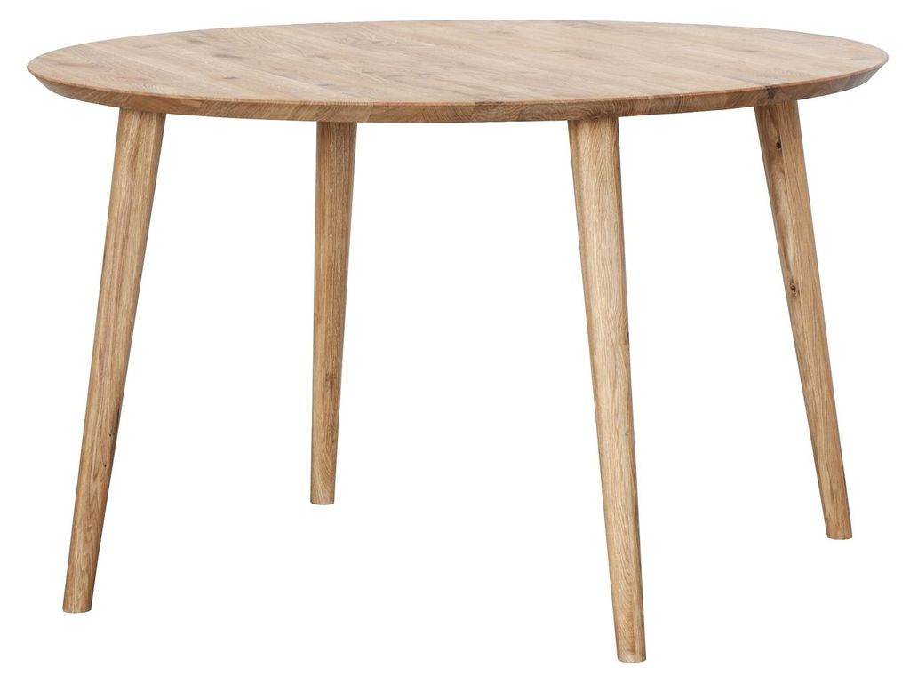 Esstisch - Wildeiche massiv geölt - Ø 120 cm