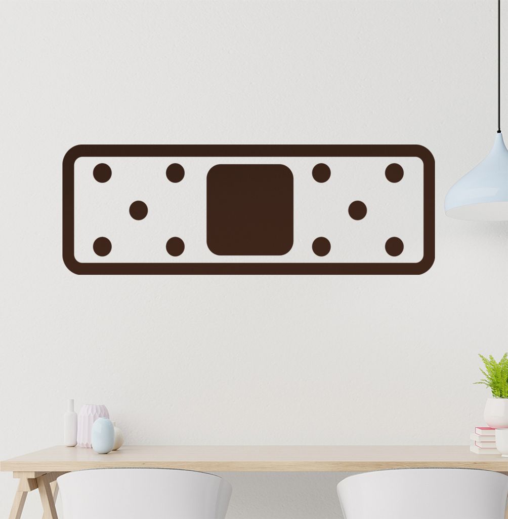 Pflaster lang Wandtattoo in 6 Größen - Wandaufkleber Wall Sticker - Dekoration, Küche, Wohnzimmer, Schlafzimmer, Badezimmer