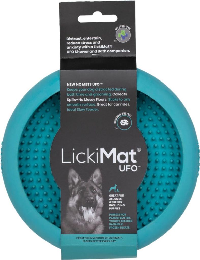 LickiMat UFO - Likmat voor honden, slowfeeder, diameter 19 Productafbeelding 