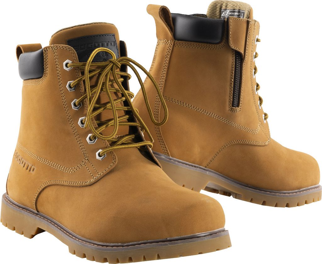 Bogotto Havoc wasserdichte Motorrad Stiefel, braun, 36