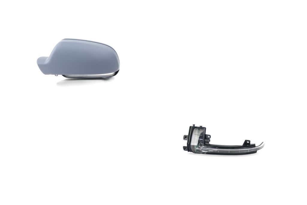 Johns, Spiegelkappe + Spiegelblinker passend für Audi A4 8K 06/2009 - Links Fahrerseite 8K0949101C 8K0949101B 8K0949101D 8F0857527 8F0857527GRU