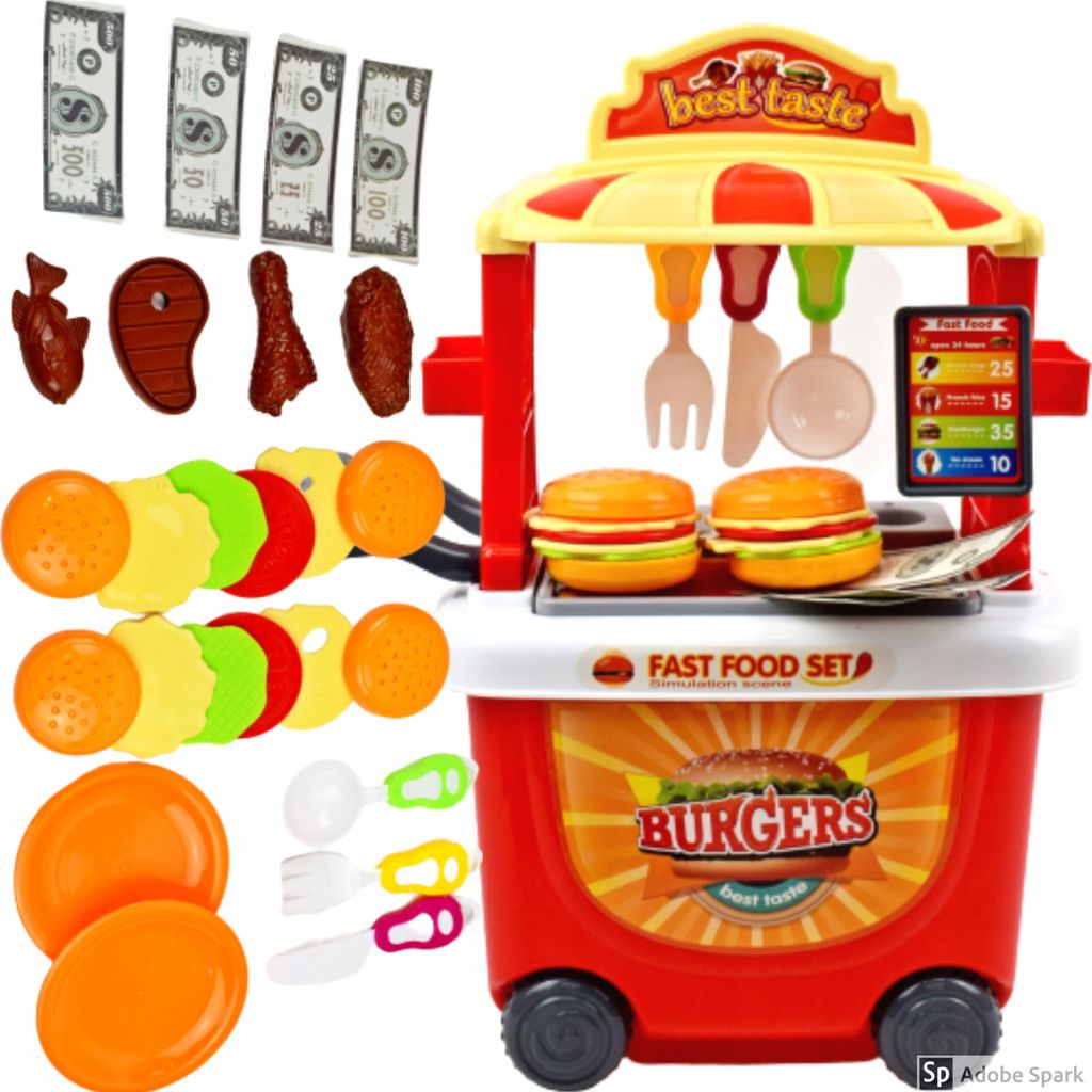 Hamburger Trolley Shop - FÜR KINDER CF8636 Produktbild 