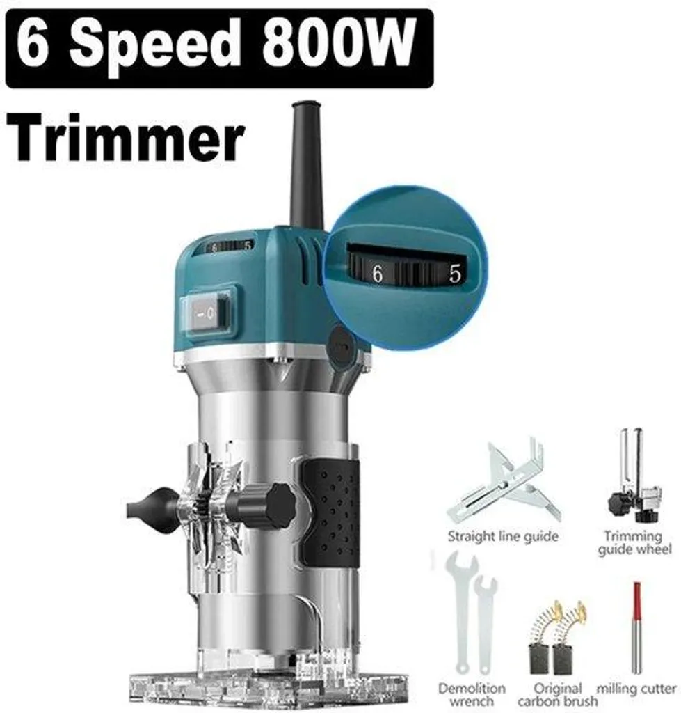 Outil tandem électrique professionnel pour travaux du bois et finitions 800W