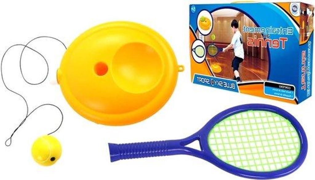 Tennis Trainingsset Multicolor 30x37cm Kunststoff Spiel ab 5 Jahren