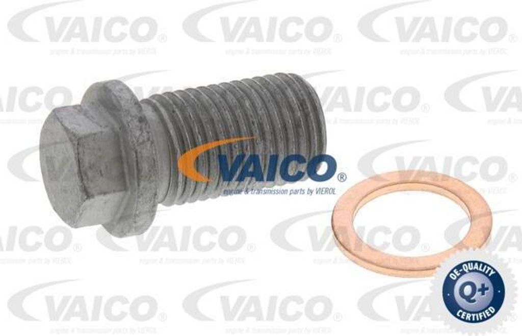 VAICO V30-2001 Verschlussschraube, Ölwanne OE 5073945AA kompatibel mit 300 C, Crossfire, PT Cruiser, Compass, Cherokee, A-Klasse, B-Klasse, C-Klas...