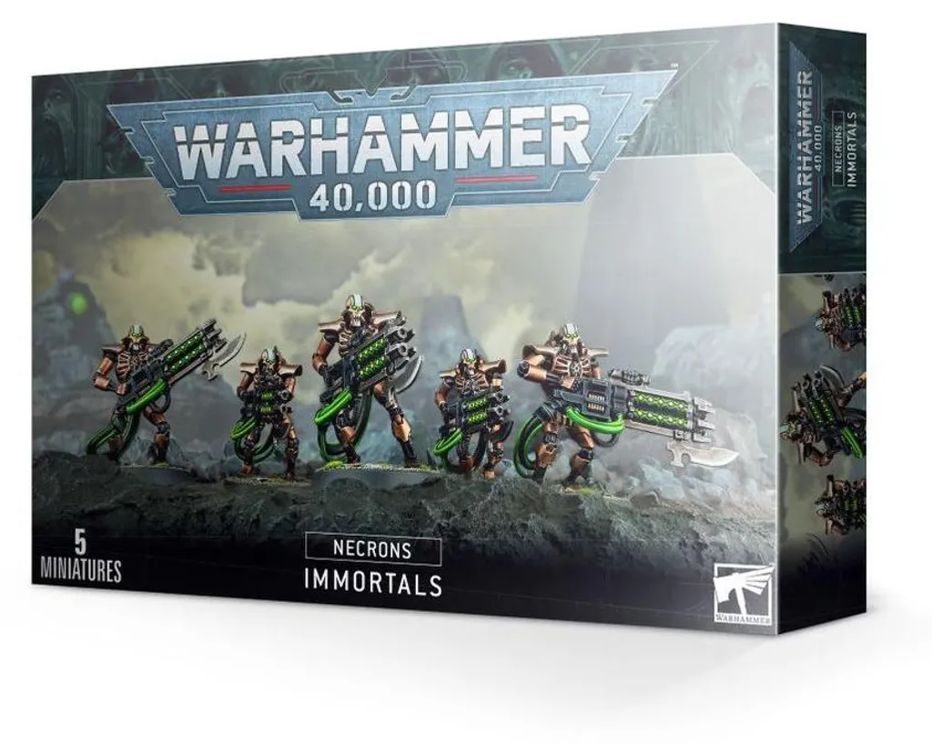 Nécrons Immortels Warhammer 40k infanterie résistante anti troupes