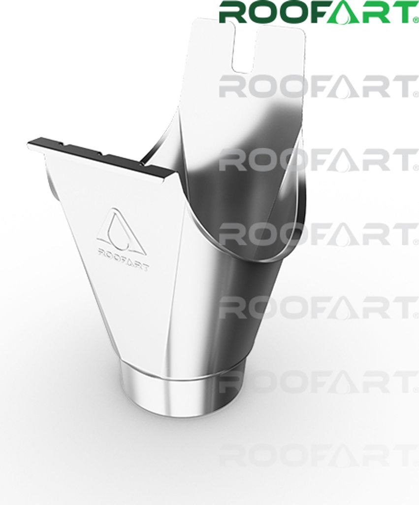 Rinneneinhangstutzen Einlaufkessel von Roofart ( verzinkt ) Produktbild 1
