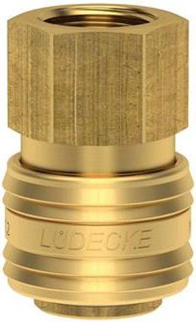 Lüdecke Ludecke Schnellkupplung 1 4 Innengewinde Messer.DN7,2 (Euro10)