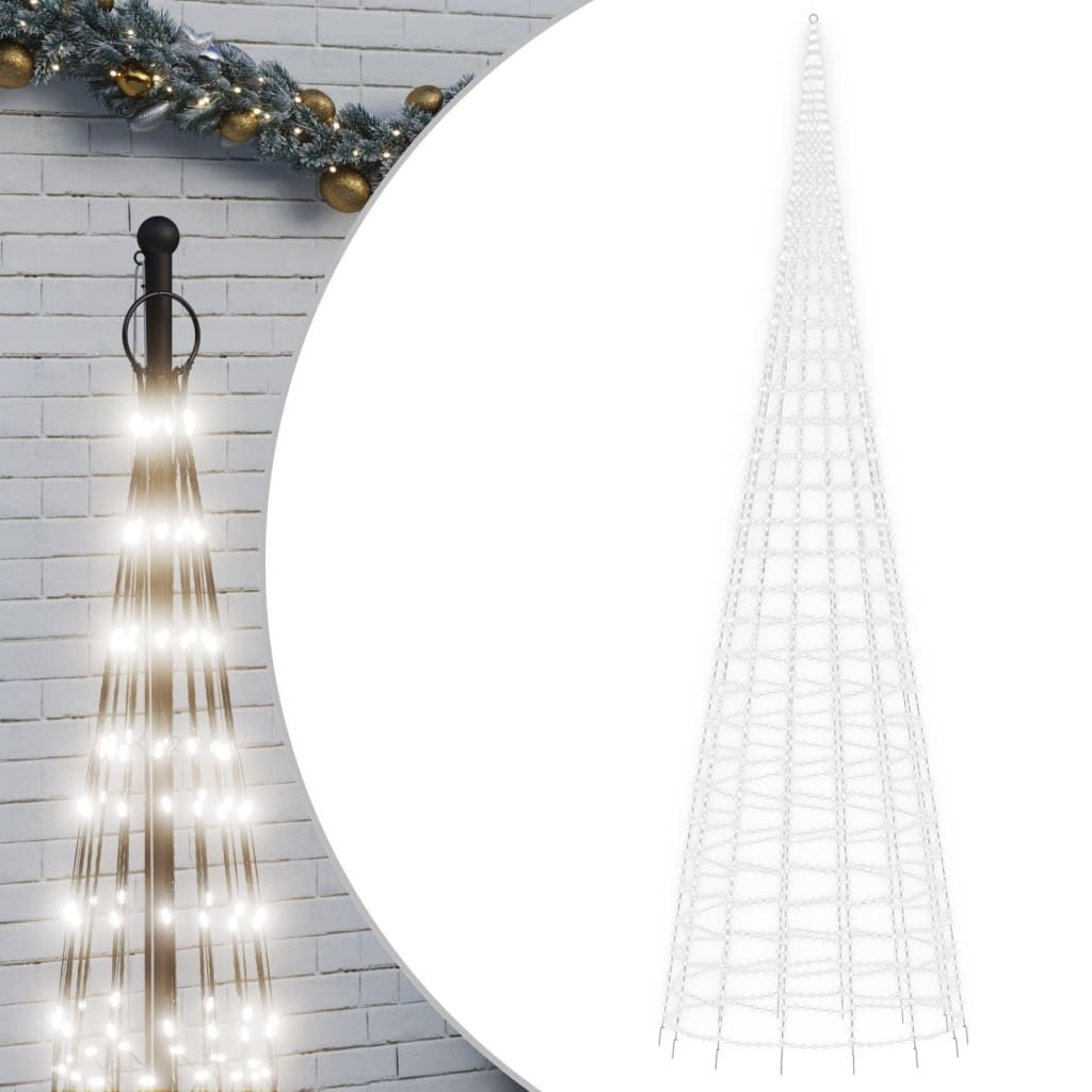 Choinka LED 3000 LED Zimna biel 800 cm Zdjęcie produktu 