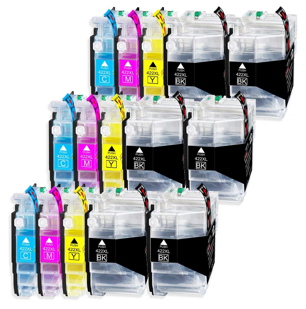 15er Pack Druckerpatronen 422 422XL kompatibel mit MFC-J5740 J5740DW