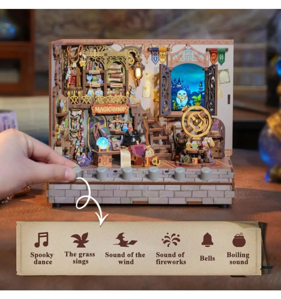 Puzzle 3D Magic Shop Tonecheer - Activité créative et déco zen à assembler