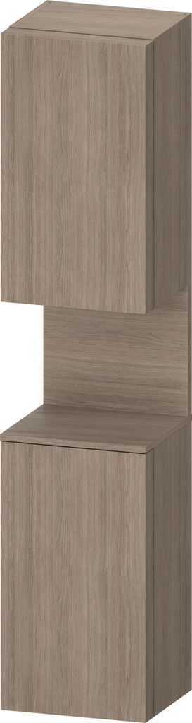 Duravit Collection One Hochschrank, Türanschlag rechts, 400x360x1760mm, Nische Eiche Terra, QA1346R35350000