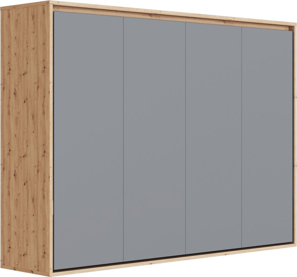 Schrankbett  160x200 Horizontal (M2 55 cm Tiefe) Produktbild 