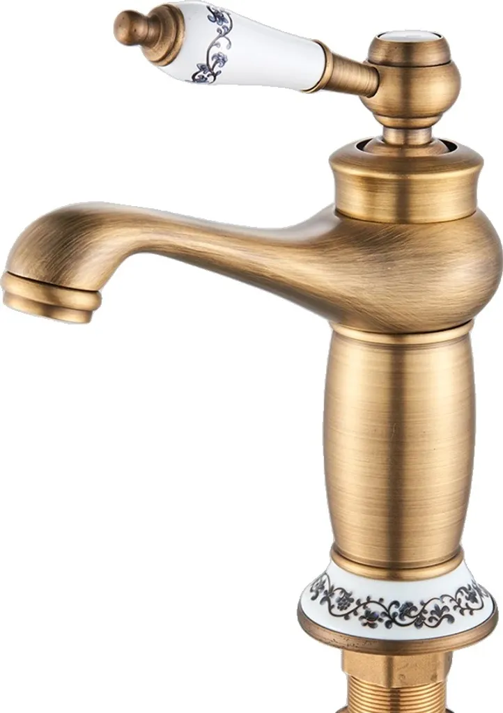 Rubinetto Bagno Bronzo Antico Stile B - Miscelatore Monocomando Retro