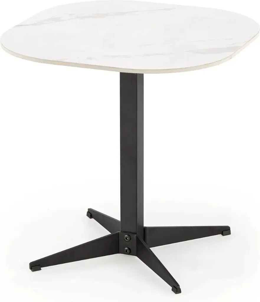 Table basse marbre blanc BORNA S : finis les meubles fragiles et ternes