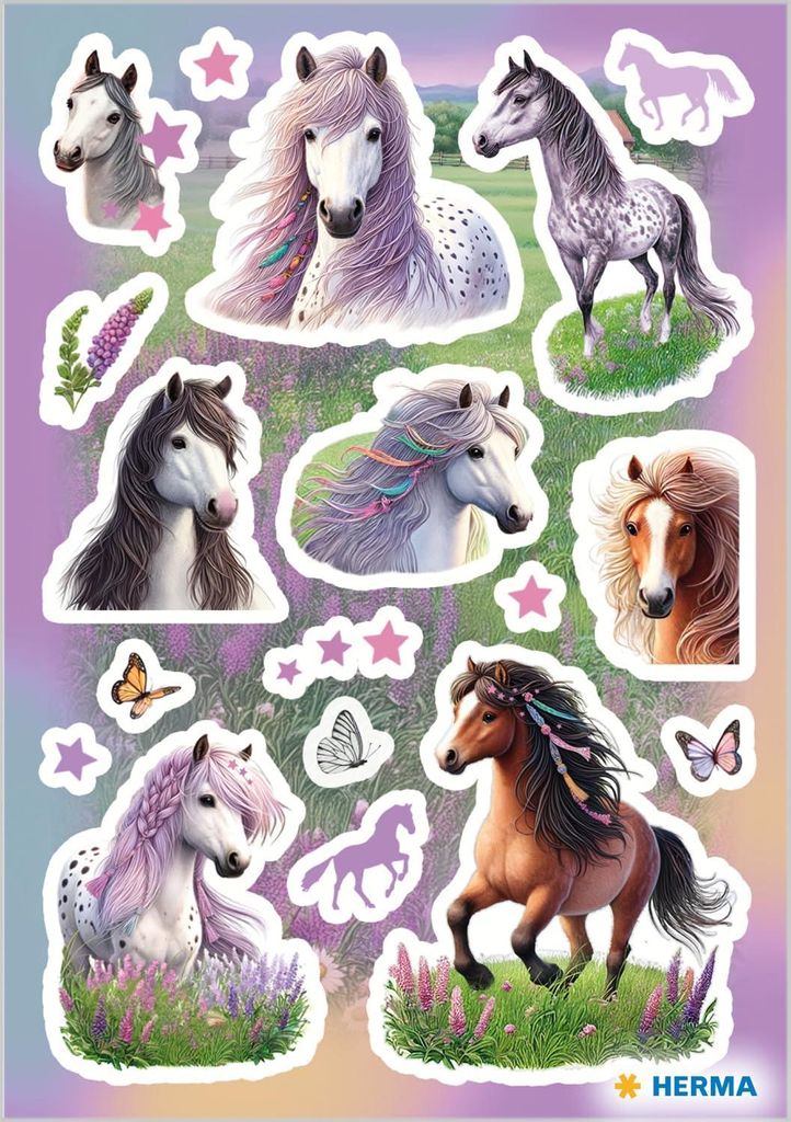 HERMA  15780 HERMA Sticker DECOR Pferdewelt, Papier Zdjęcie produktu 