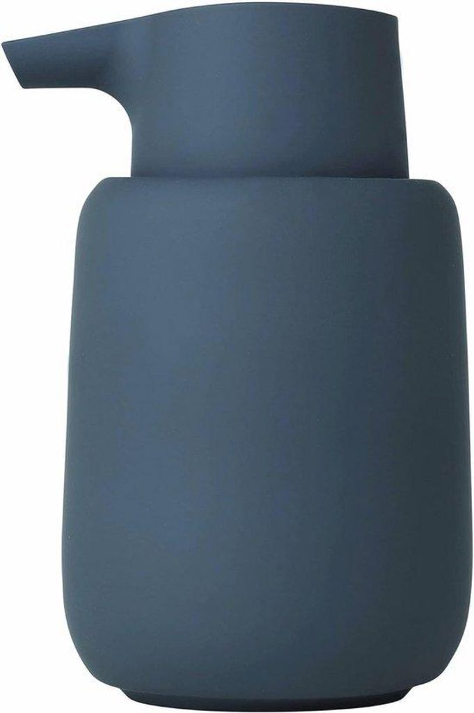 Keramik-Handwaschspender - elegantes Design - mattes, hochwertige Verarbeitung - exklusives Badezimmeraccessoire - 14 cm Höhe - 9,5 cm Durchmesser