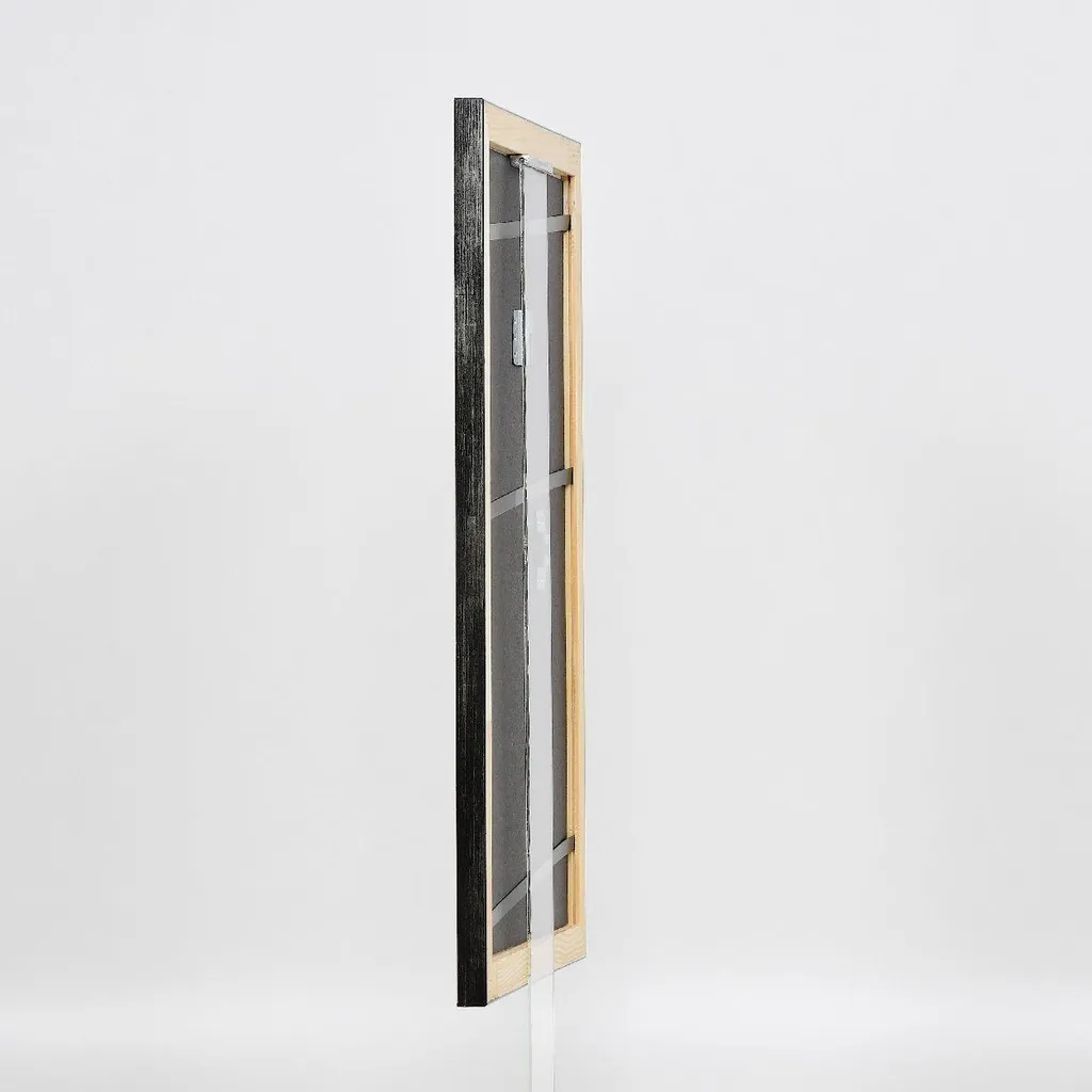 Cornice Argento 10,5x14,8 cm Legno Effect con Vetro Anti-Riflesso - 16