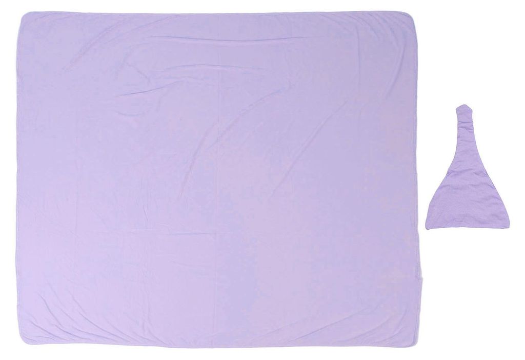 Babydecke und Mütze, hautfreundlich, Neugeborenen-Wickeldecke, Stilltuch, Lila