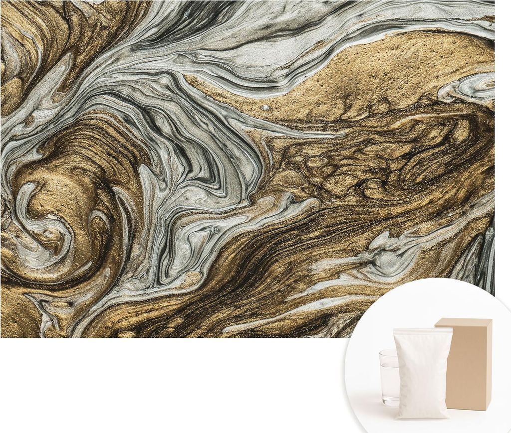 Fototapete - Wandbilder für Wohnzimmer - 152x104 cm - Dekorative Wandfolie - Modernes Design für Wanddekoration - Tapeten für Innenräume - Abst...