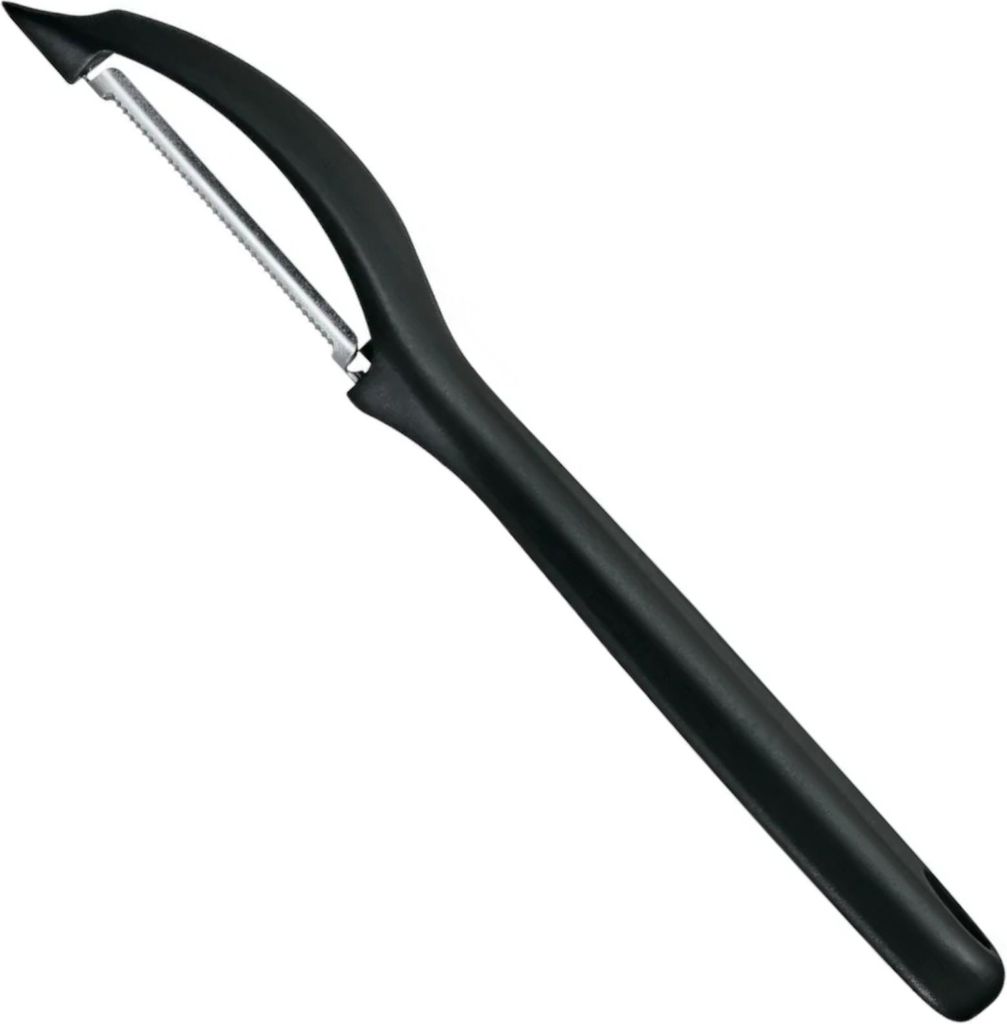 Victorinox 7.6075, Schwenkbarer Schäler, Edelstahl, Schwarz Produktbild 