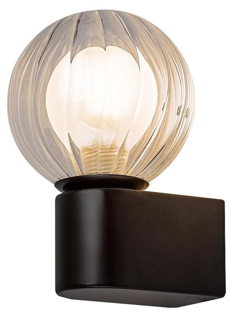 Rabalux 75021 Badezimmerleuchten Colzar G9 1x MAX 3,5 Metall Glas mattschwarz