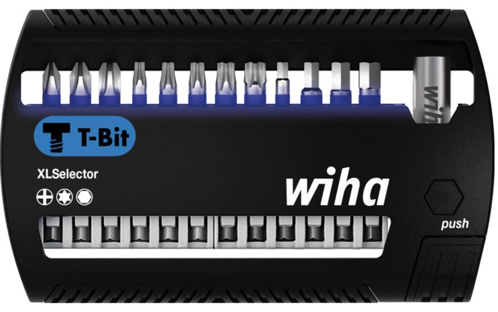 WIHA Bit-Set XLSelector, T-Bit, 14-tlg. PH, TX, Sechskant, Produktbild 