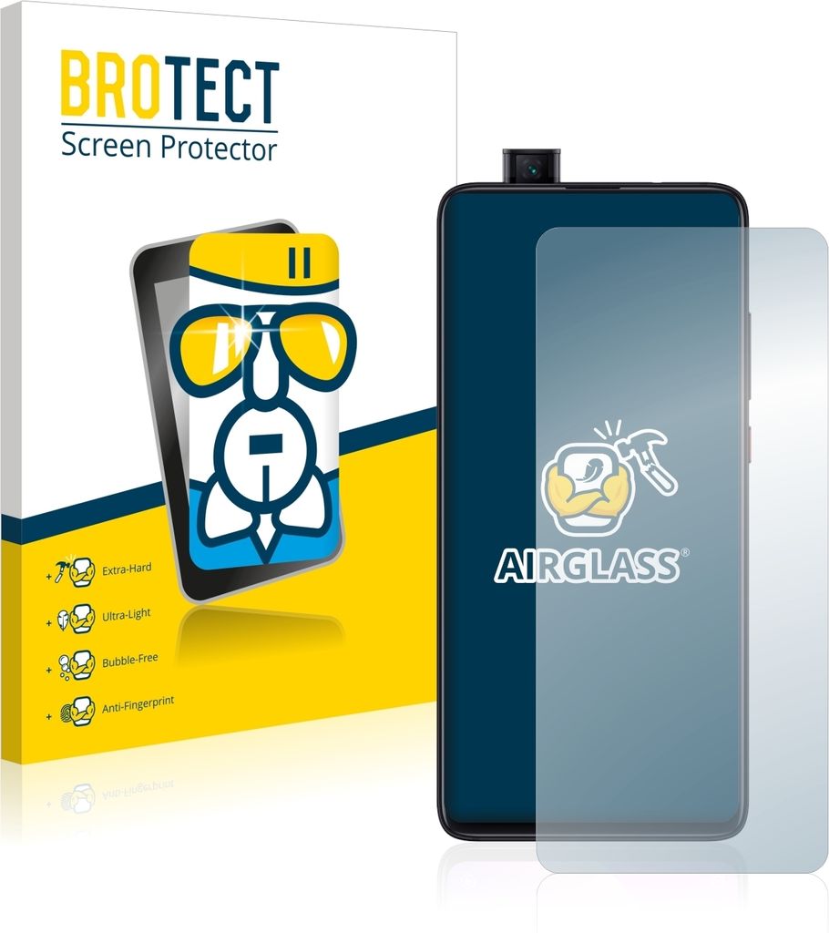 BROTECT Schutzglas für Xiaomi Mi 9T Schutzfolie Panzer Folie Glas Display Schutz klar
