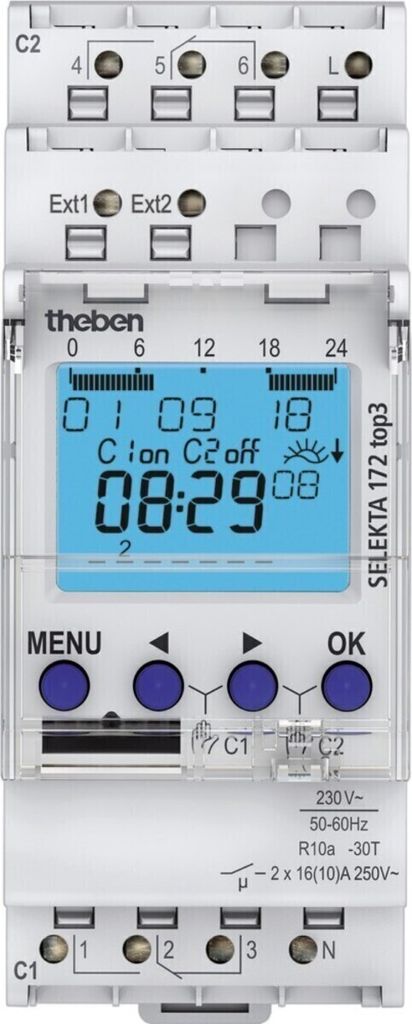 Theben SELEKTA 172 top3 - Horloge programmable astro dig. 2 Image du produit 
