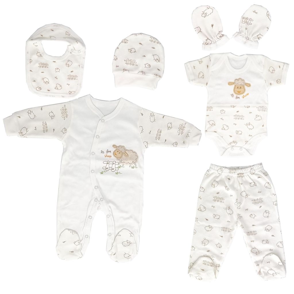 Blue Eyes Baby Geschenk Set 6-teilig, 100% Baumwolle, , Produktbild 