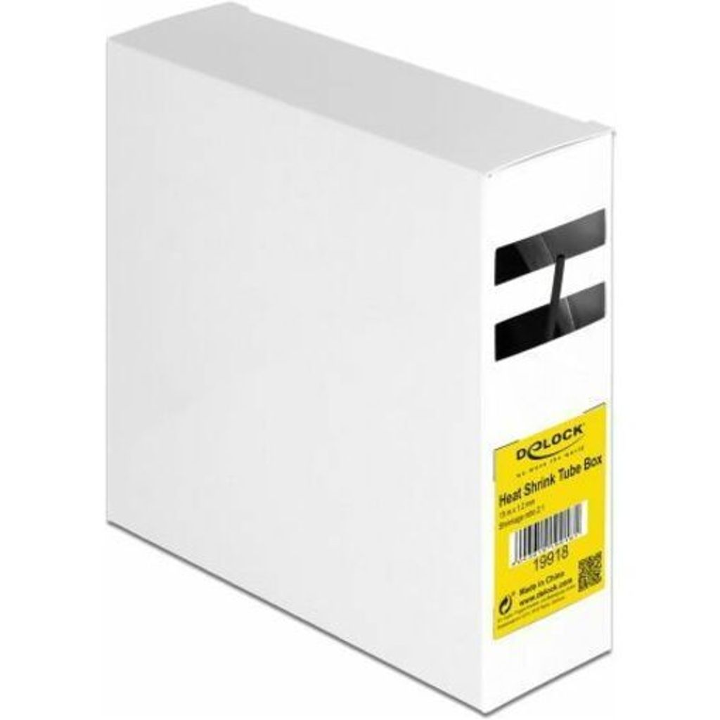 DELOCK Schrumpfschlauch Box, 15 m x 1,2 mm schwarz