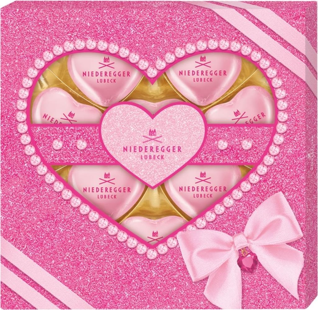 Pralinen Herzen »Marc de Champagne«, 125 g, Niederegger