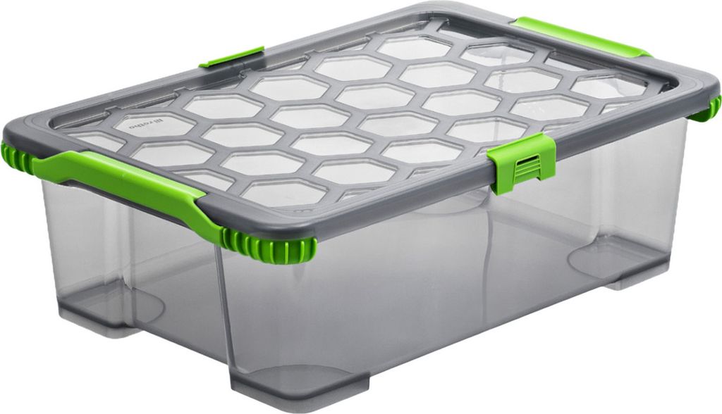 Box 30 l EVO TOTAL PROTECTION, Farbe:Anthrazit & Grün