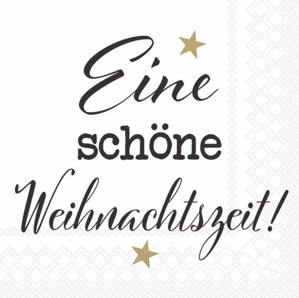 20 Servietten Weihnachtszeit 33x33cm