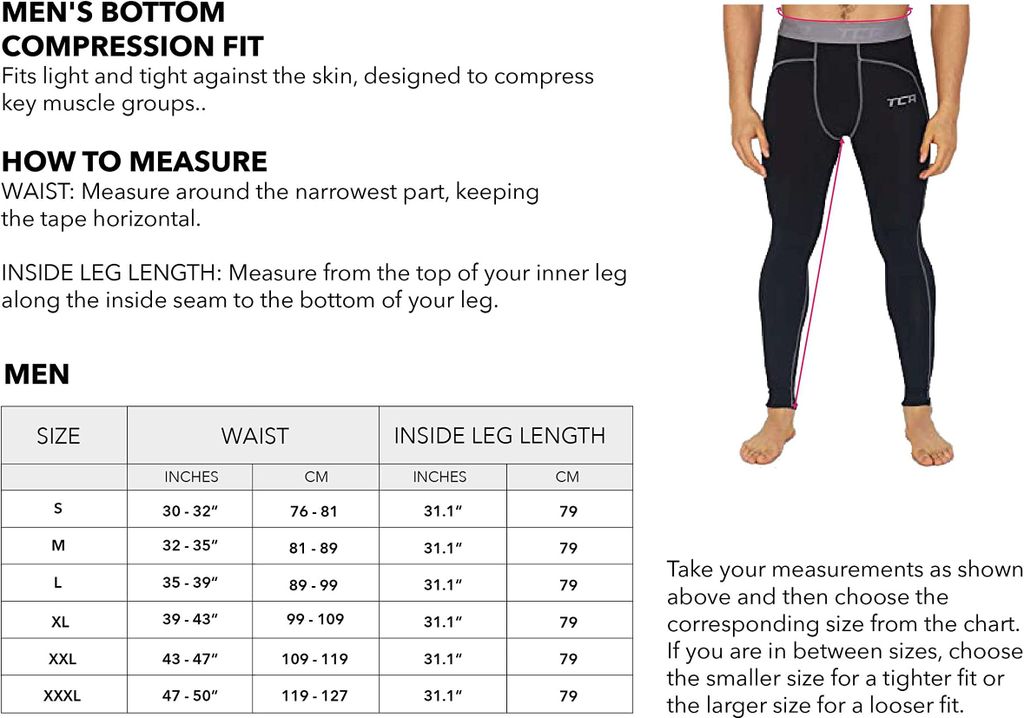 TCA Herren Leggings, Kompressionshose, Sporthose, Lang - Produktbild 7