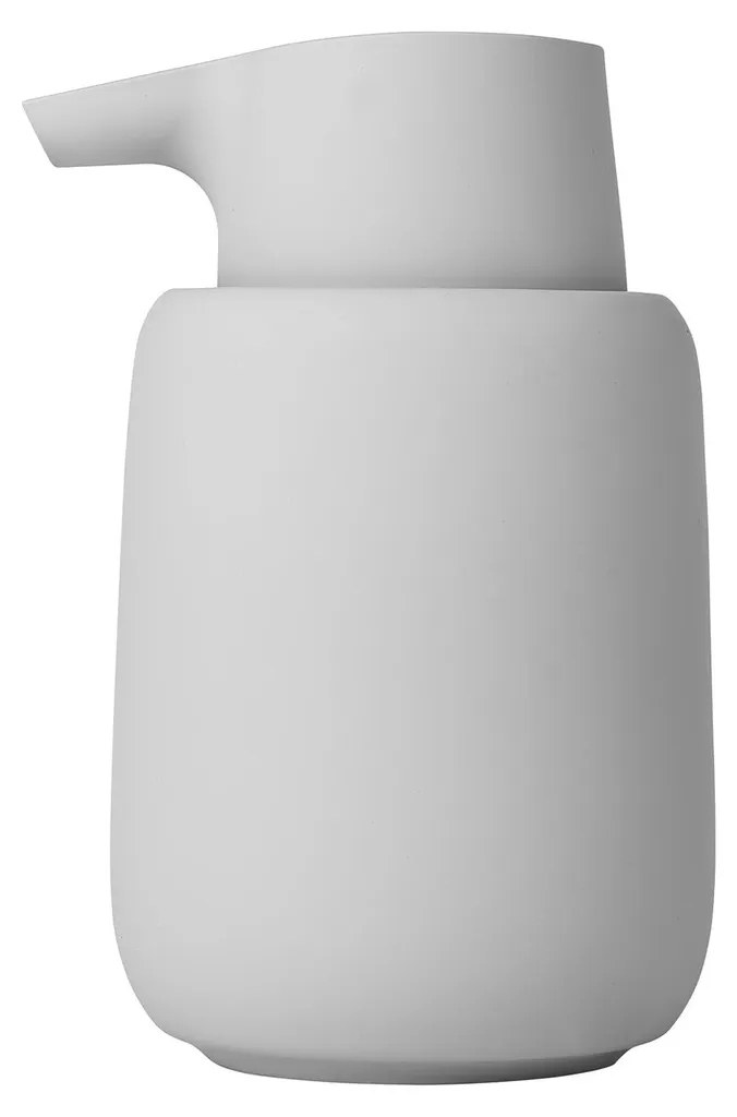 Distributeur de savon design en céramique mate - Finition exclusive