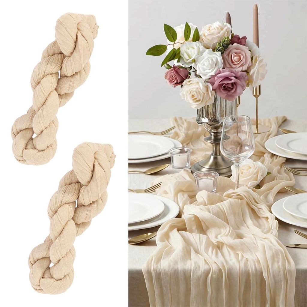 2er Set Boho Tischläufer,90 x 300 cm Produktbild 