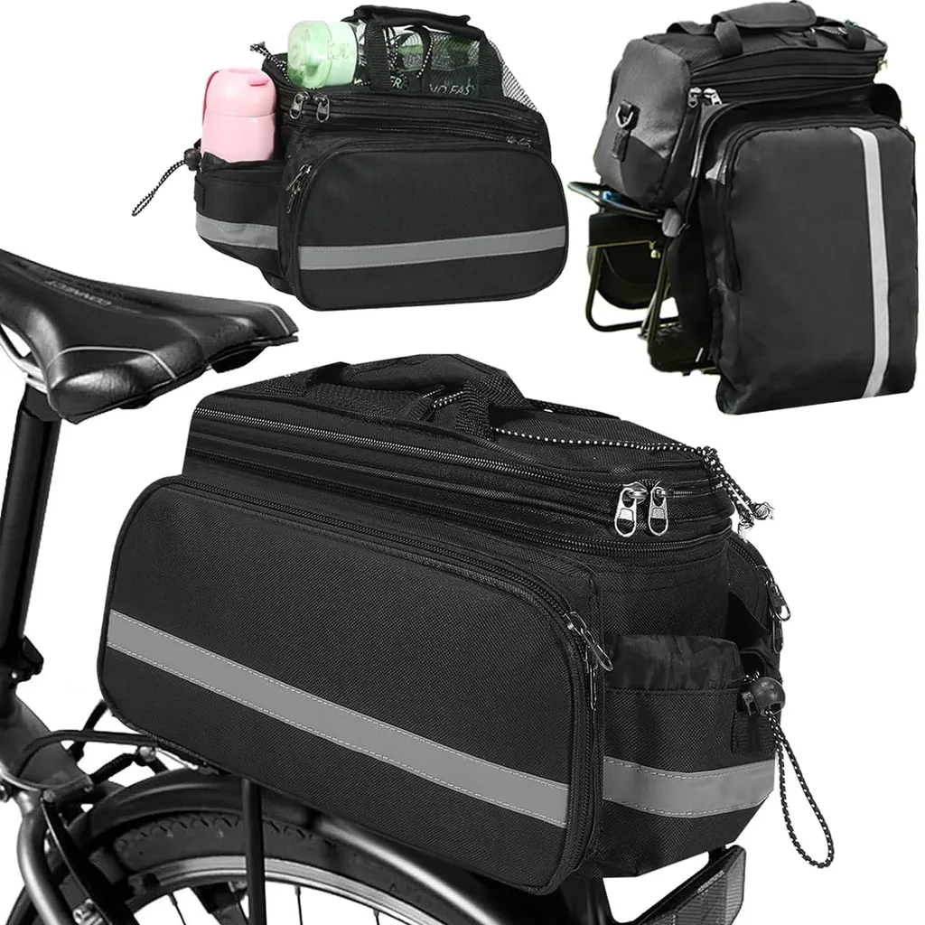 Sacoche de porte-bagages imperméable 10-20L - Fixation Rapide Velo