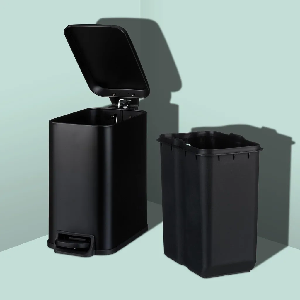 Poubelle de toilette 5L Softclose compacte idéale petits espaces - 6