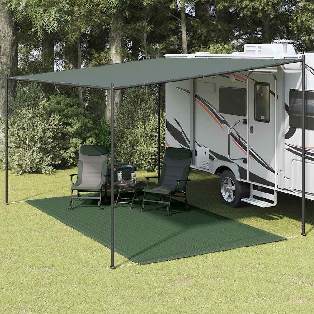 vidaXL Zeltteppich 250x350 cm Dunkelgrün Produktbild 