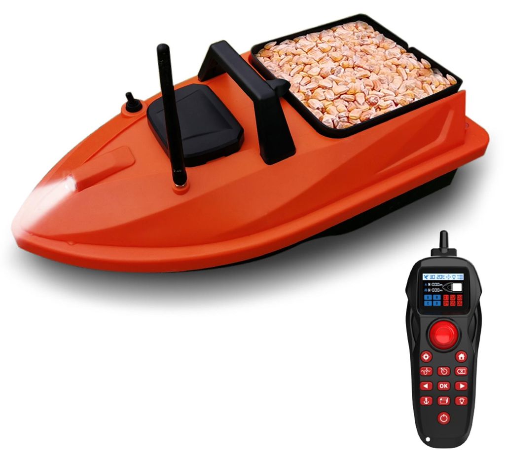 GPS-gesteuertes Köderboot mit separatem, großem Vorratsbehälter zum Angeln, intelligente Angel-Drohne mit automatischer Rückkehrfunktion, 500 m...