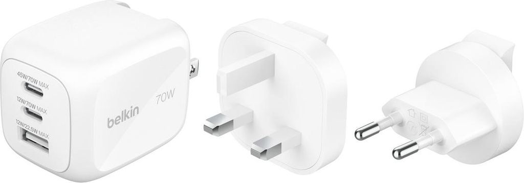 Belkin BOOST Charge 70W Ladeger. 2xUSB-C PD 1xUSB-A Produktbild 