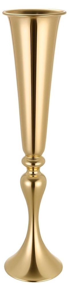 12 PCS Wedding Flower Vase, 55 cm Tall Trumpet Flower Table Centerpieces, Banquet Vases Easy Installation, Electroplated Versatile Arrangement Stan...