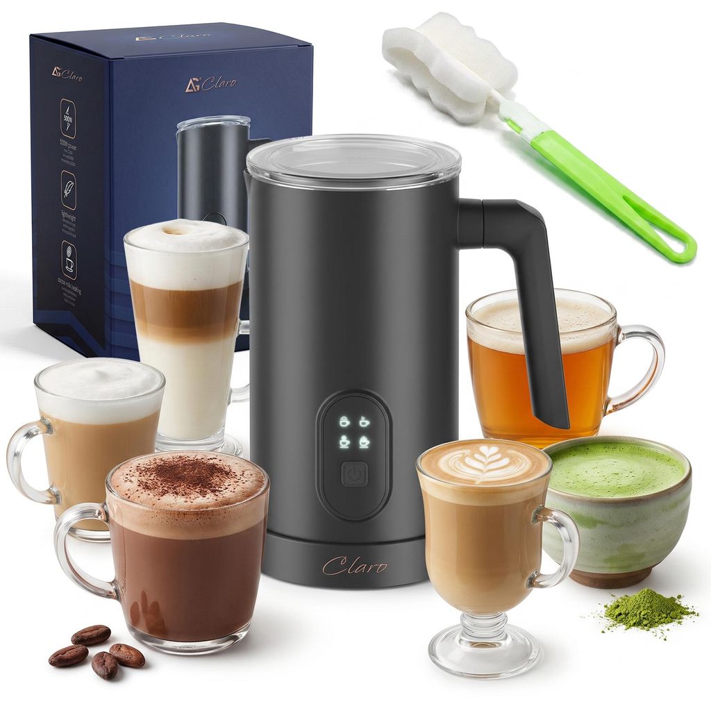 Milchaufschäumer 500W 350ml, elektrisch mit Heizfunktion, Produktbild  KI-generiertes Bild