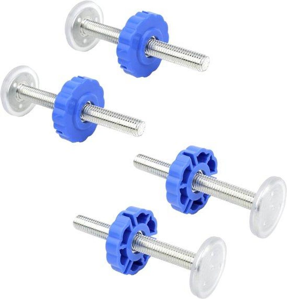 Blaue Treppengeländer Ersatzteile 10cm 4er Pack