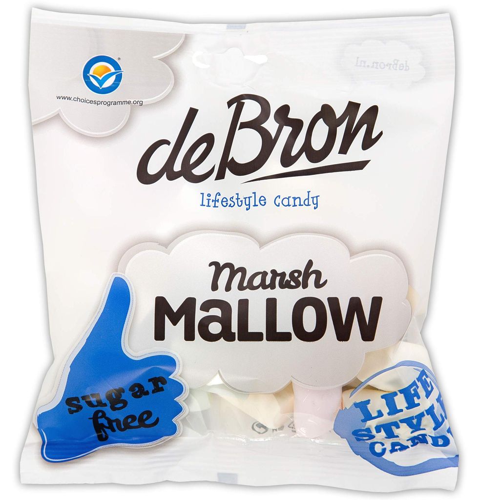 de Bron Marshmallow sugarfree 75g Produktbild 