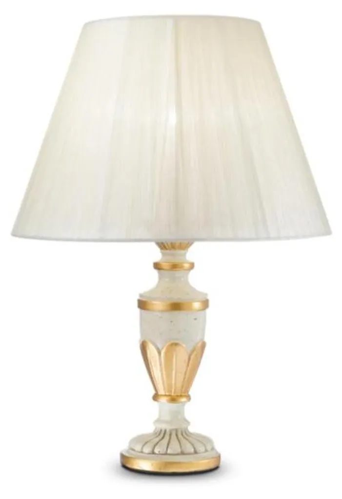 Lampe de chevet vintage FIRENZE blanche luminaire d'appoint salon