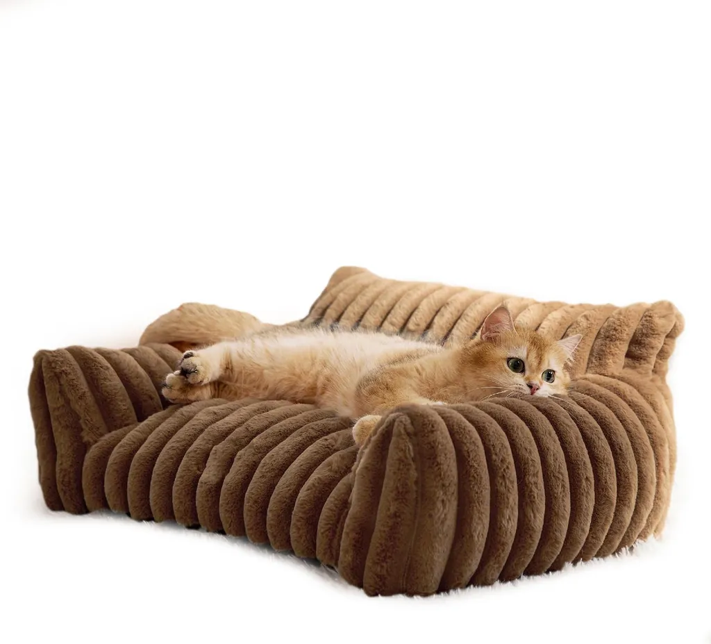 Cuccia Divano Antiscivolo per Cani e Gatti | Letto Soffice Taglie S-L